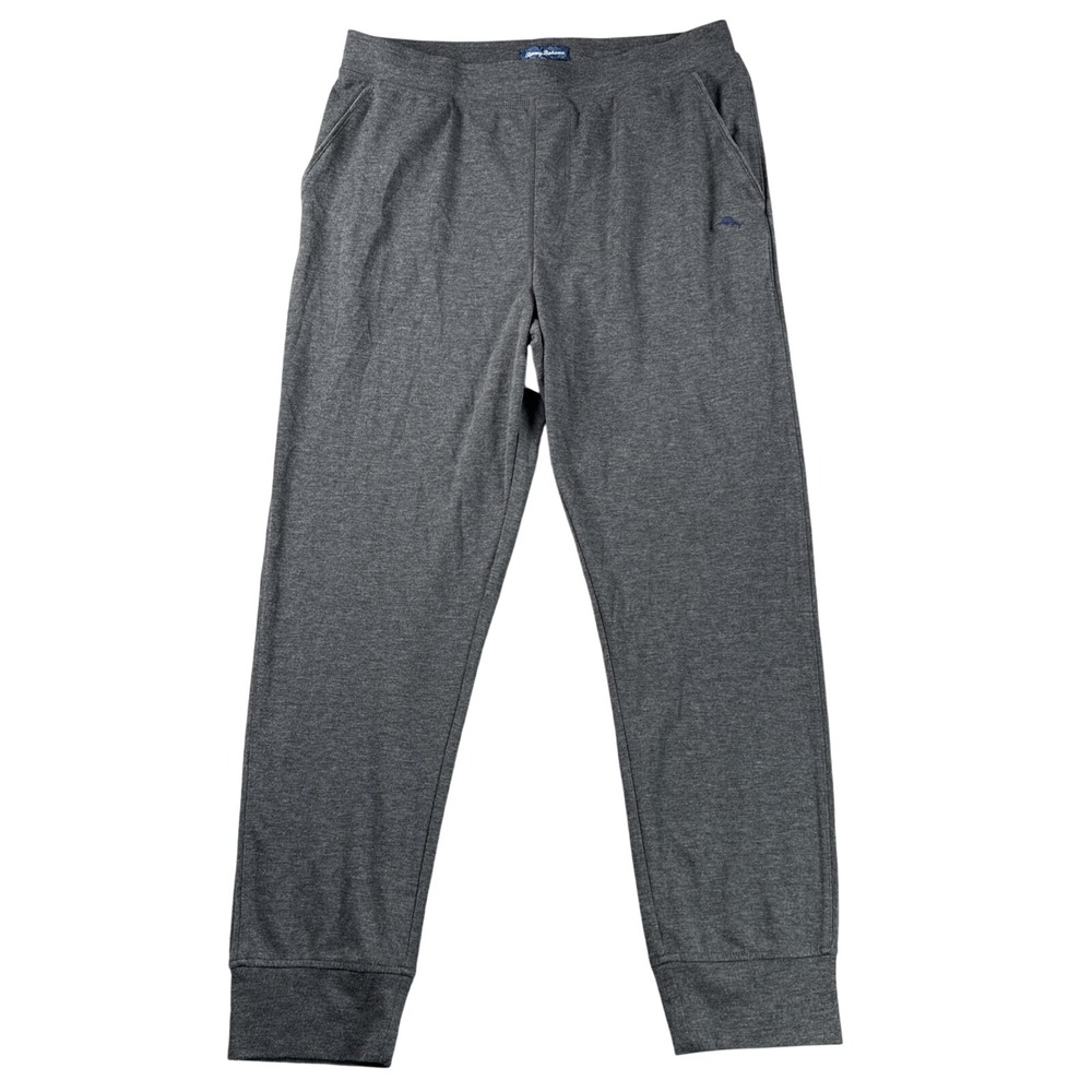 Tommy‎ Bahama Pants Mens L Gray Pull On Jogger Drawstring Performance Lounge